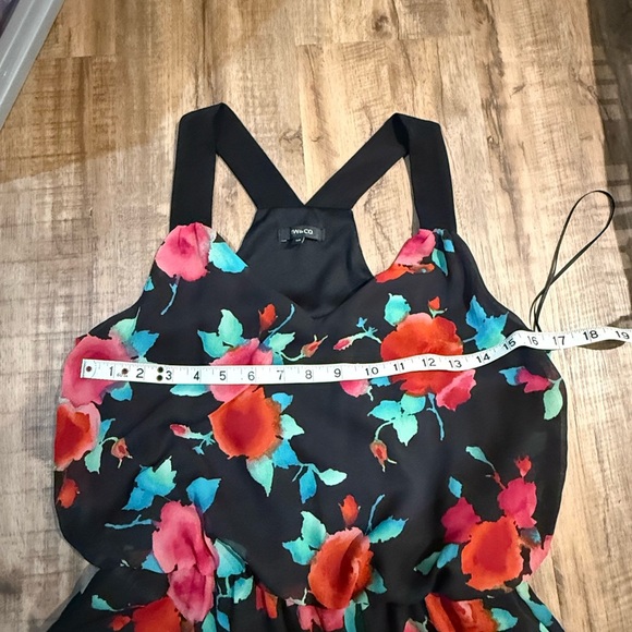 RW&CO. Black Floral Maxi Dress - Picture 7 of 7